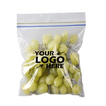 Two Zippers Clear Ziplock Bag